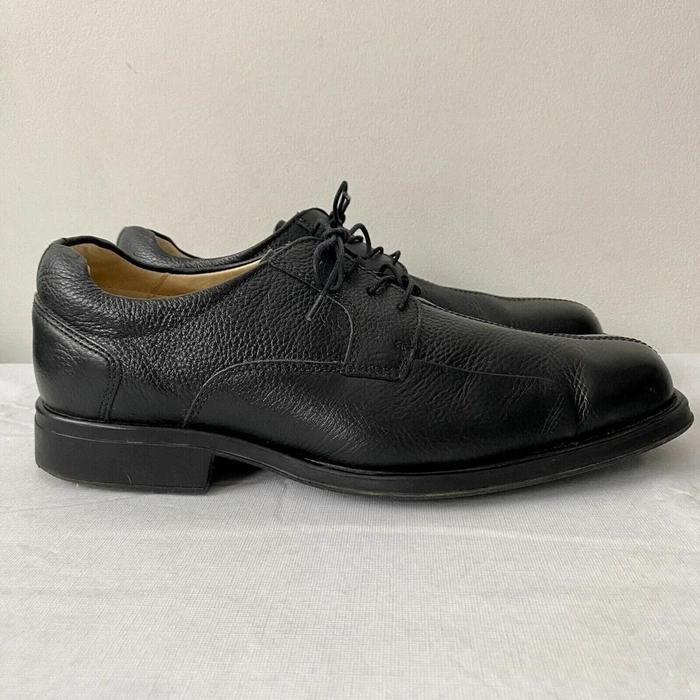 Studio Belvedere Baybridge Black Leather Lace Up Oxford Shoes Mens Size 11 EEE‎